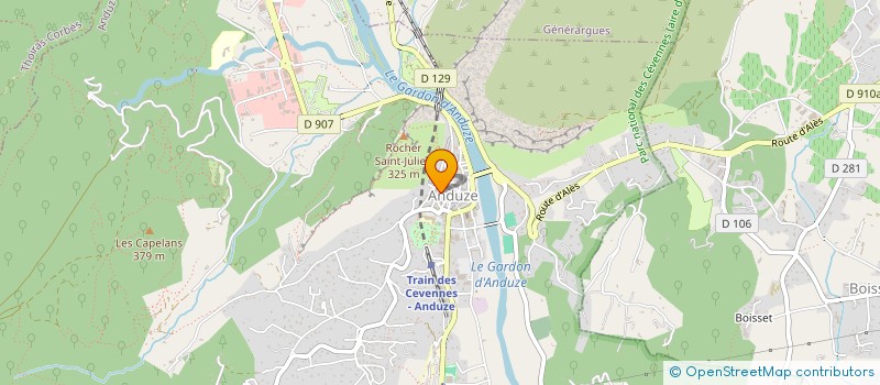 localisation de l'entreprise MADAME MICHELE COSSE  ANDUZE