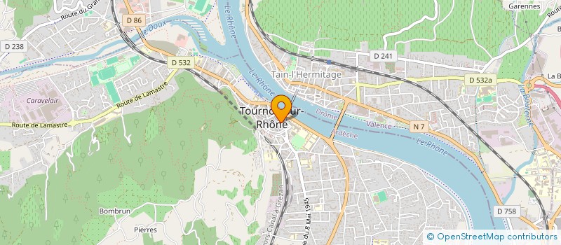 localisation de l'entreprise MADAME MICHELE COSTA à TOURNON-SUR-RHONE