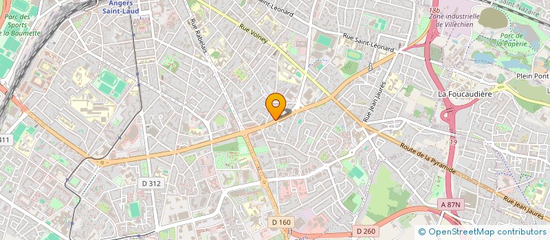 localisation de l'entreprise MADAME MICHELE COTENS à ANGERS