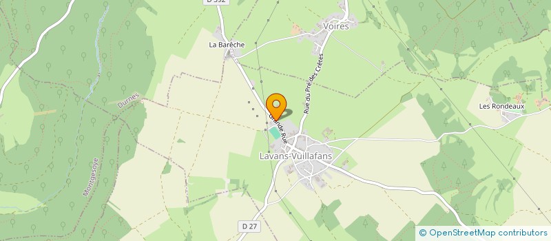 localisation de l'entreprise MADAME MICHELE COULOT  LES PREMIERS SAPINS