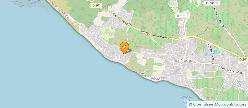 localisation de l'entreprise MADAME MICHELE COURTOIS  SAINTE-MARIE-DE-RE