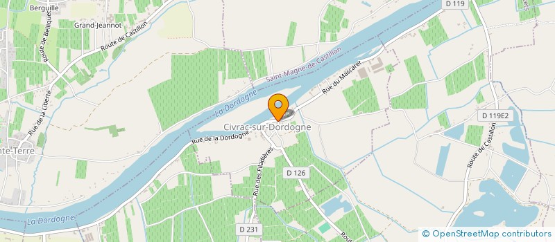 localisation de l'entreprise MADAME MICHELE COUTANT à CIVRAC-SUR-DORDOGNE