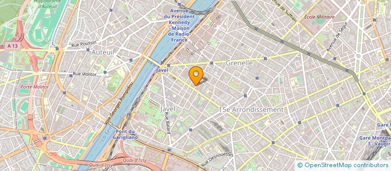 localisation de l'entreprise MADAME MICHELE COUVERCELLE  PARIS