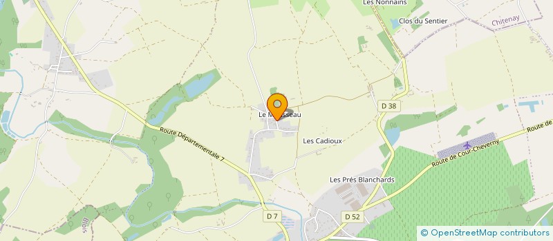 localisation de l'entreprise MADAME MICHELE DALONNEAU à LE CONTROIS-EN-SOLOGNE