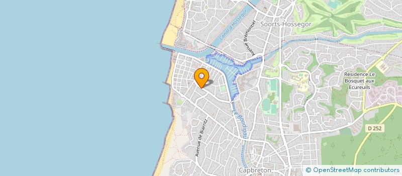 localisation de l'entreprise MADAME MICHELE DANICHER  CAPBRETON