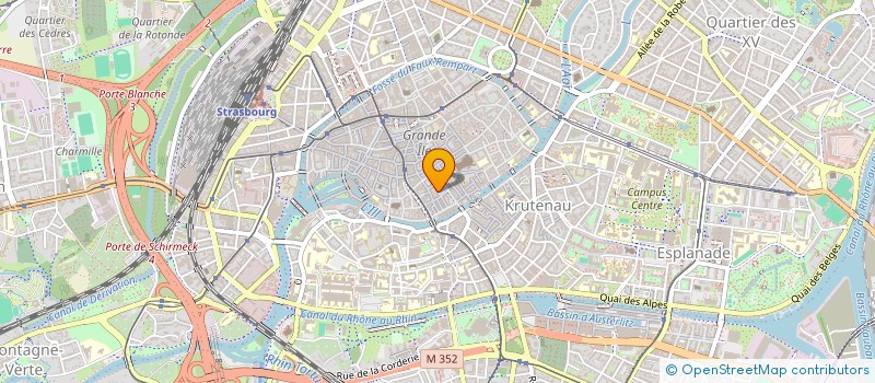 localisation de l'entreprise MADAME MICHELE DANICHER à STRASBOURG