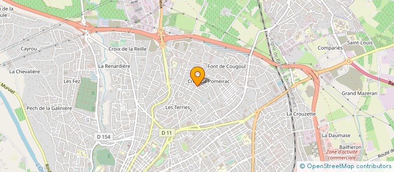 localisation de l'entreprise MADAME MICHELE DANTJOU  BEZIERS