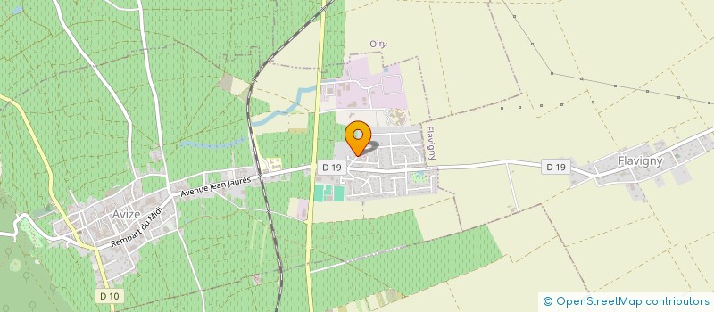 localisation de l'entreprise MADAME MICHELE DAPPE  AVIZE