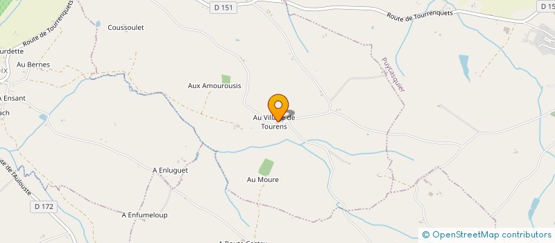 localisation de l'entreprise MADAME MICHELE DAREES  PUYSEGUR