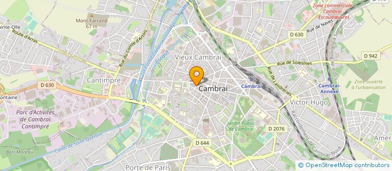 localisation de l'entreprise MADAME MICHELE DAUCHEZ  CAMBRAI