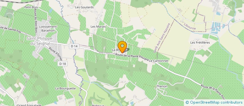 localisation de l'entreprise MADAME MICHELE DAVIN à SAINT-AVIT-SAINT-NAZAIRE