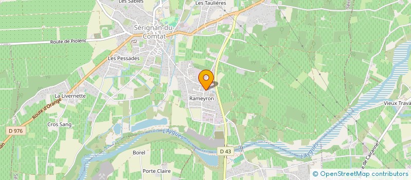 localisation de l'entreprise MADAME MICHELE DEBAIL  SERIGNAN-DU-COMTAT