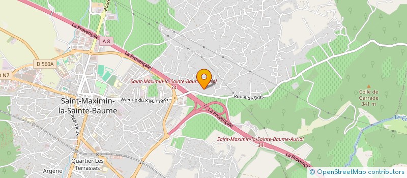 localisation de l'entreprise MADAME MICHELE DEGIOANNI à SAINT-MAXIMIN-LA-SAINTE-BAUME