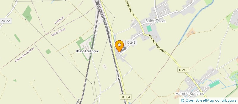 localisation de l'entreprise MADAME MICHELE DELAMAERE  SAINT-TRICAT