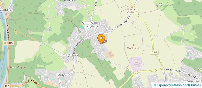 localisation de l'entreprise MADAME MICHELE DELARUE  SAINT-AUBIN-CELLOVILLE