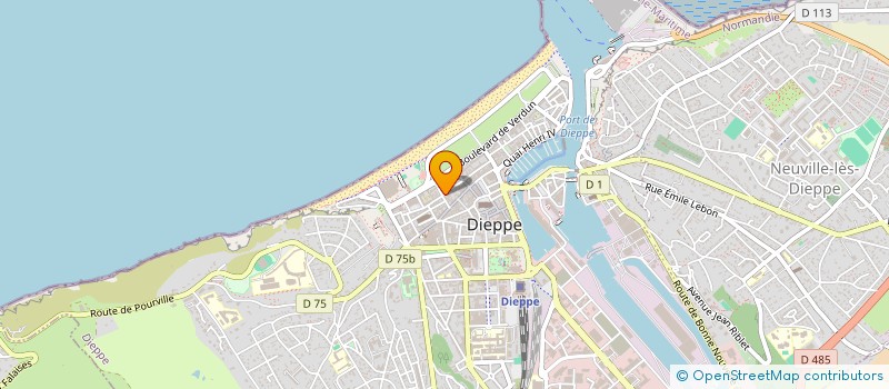 localisation de l'entreprise MADAME MICHELE DELAUNAY  DIEPPE