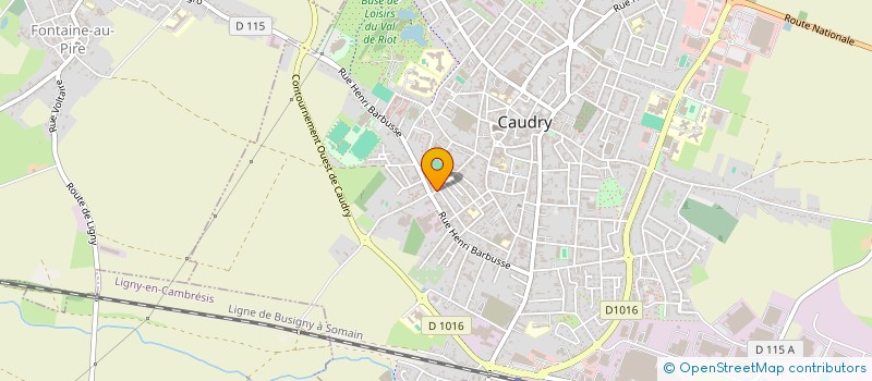 localisation de l'entreprise MADAME MICHELE DELSARTE  CAUDRY