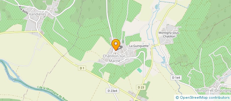localisation de l'entreprise MADAME MICHELE DELVENNE à CHATILLON-SUR-MARNE