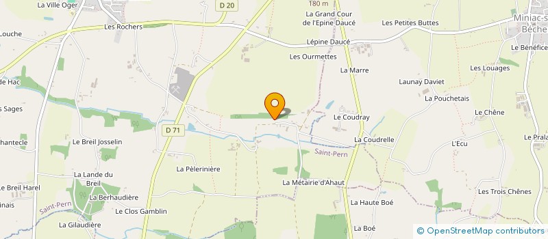 localisation de l'entreprise MADAME MICHELE DENEUMOUSTIER  SAINT-PERN