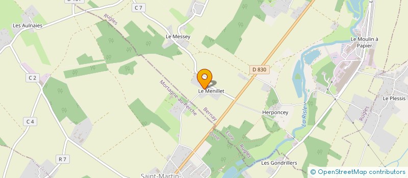 localisation de l'entreprise MADAME MICHELE DENEUX  RUGLES