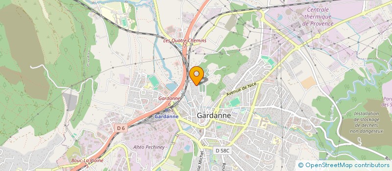 localisation de l'entreprise MADAME MICHELE DEPETRIS à GARDANNE