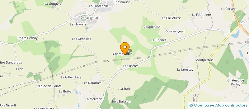 localisation de l'entreprise MADAME MICHELE DESGRANGES à COURGEOUT