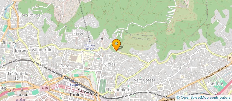 localisation de l'entreprise MADAME MICHELE DI SILVESTRO  TOULON