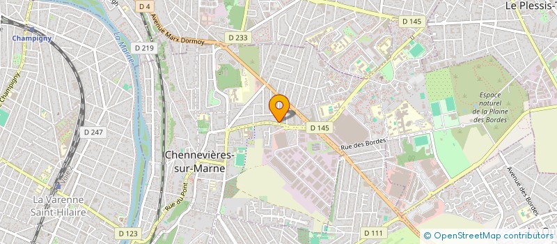 localisation de l'entreprise MADAME MICHELE DION  CHENNEVIERES-SUR-MARNE