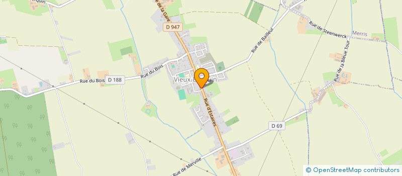 localisation de l'entreprise MADAME MICHELE DUFLOT  VIEUX-BERQUIN