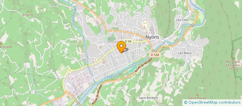 localisation de l'entreprise MADAME MICHELE DUFOUR  NYONS