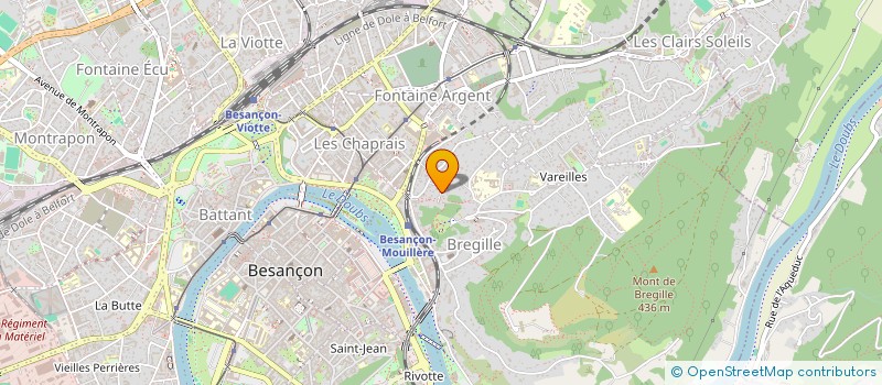 localisation de l'entreprise MADAME MICHELE DUFY à BESANCON
