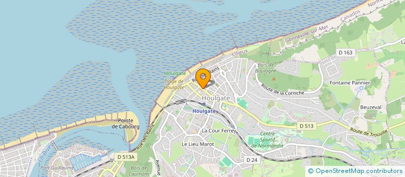 localisation de l'entreprise MADAME MICHELE DUMONS  HOULGATE