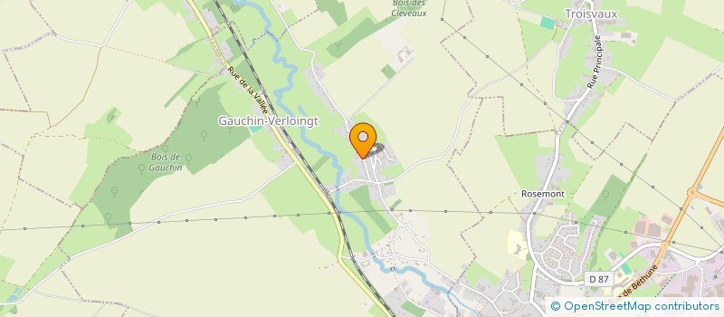 localisation de l'entreprise MADAME MICHELE DUPONCHEL  GAUCHIN-VERLOINGT
