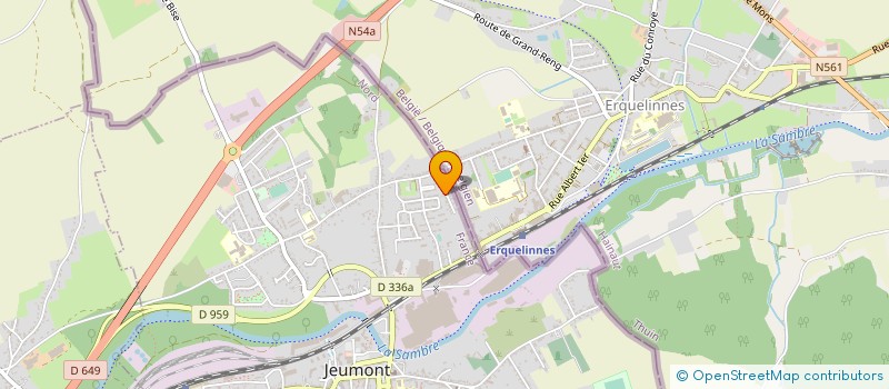 localisation de l'entreprise MADAME MICHELE DUPRE à JEUMONT