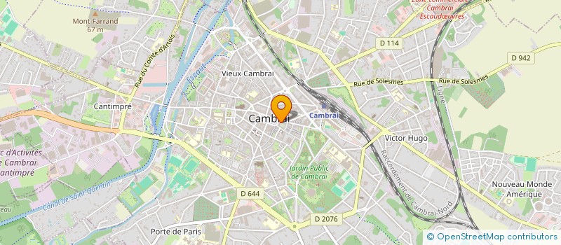 localisation de l'entreprise MADAME MICHELE DURIEUX à CAMBRAI