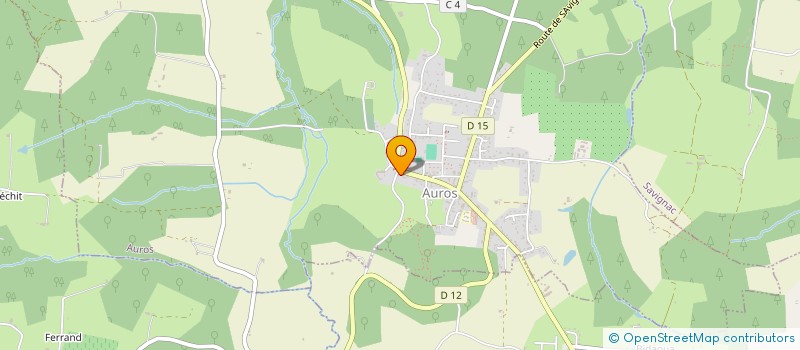 localisation de l'entreprise MADAME MICHELE DUTAILLY  AUROS