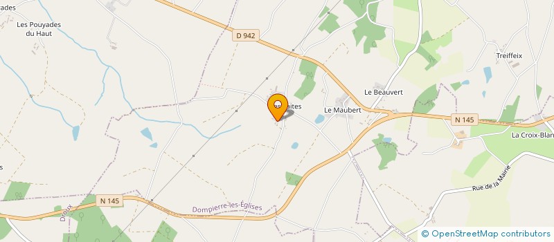 localisation de l'entreprise MADAME MICHELE DUTHEIL à DOMPIERRE-LES-EGLISES