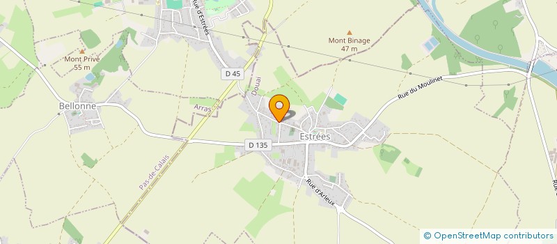 localisation de l'entreprise MADAME MICHELE DUVEAU  BUGNICOURT