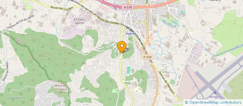 localisation de l'entreprise MADAME MICHELE ECORCHON à HYERES