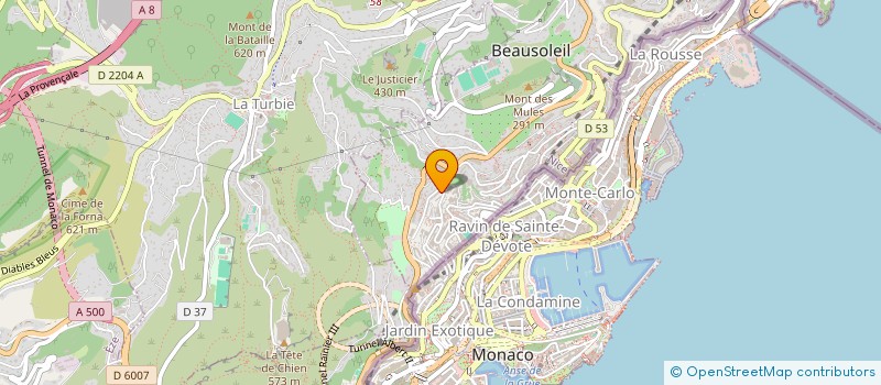 localisation de l'entreprise MADAME MICHELE ELUDUT  BEAUSOLEIL