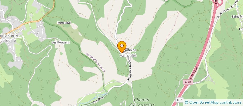 localisation de l'entreprise MADAME MICHELE ENGELIBERT  BELLEFONT-LA RAUZE