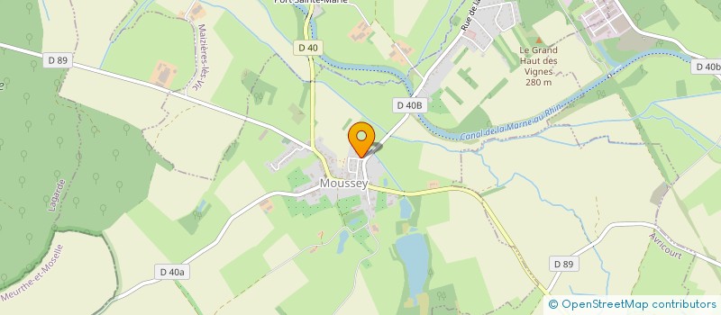 localisation de l'entreprise MADAME MICHELE ERBS  MOUSSEY