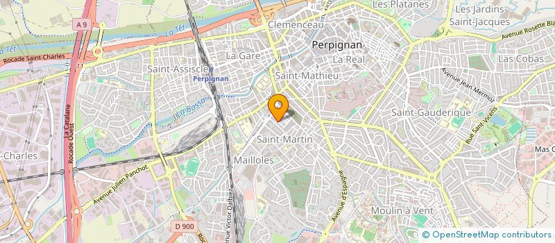 localisation de l'entreprise MADAME MICHELE ESCUDIE à PERPIGNAN