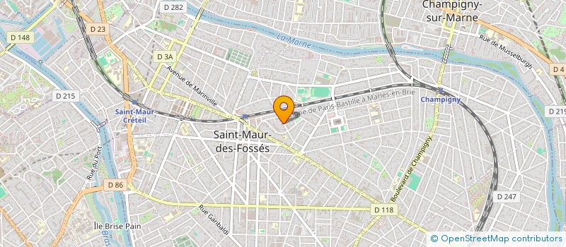 localisation de l'entreprise MADAME MICHELE ESTHER BOHBOT à SAINT-MAUR-DES-FOSSES