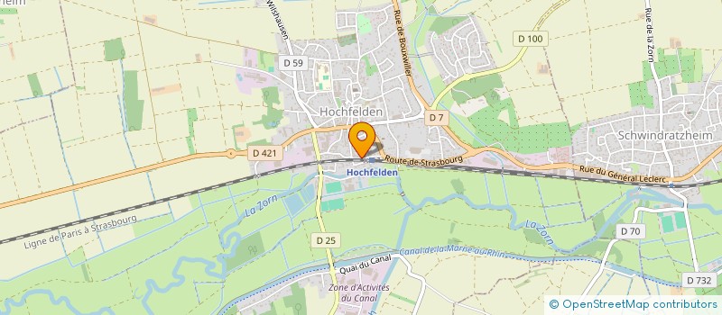 localisation de l'entreprise MADAME MICHELE FAUTH  SCHWINDRATZHEIM