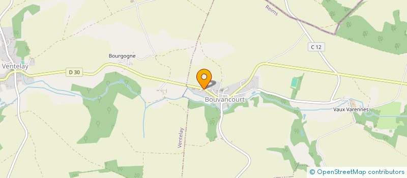 localisation de l'entreprise MADAME MICHELE FAUVET  BOUVANCOURT