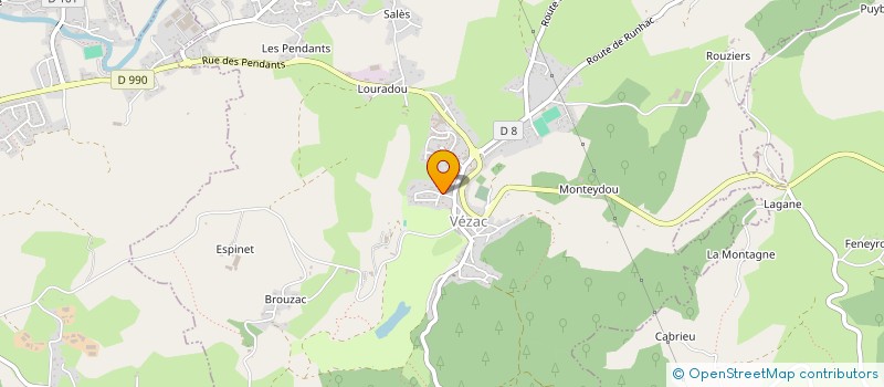 localisation de l'entreprise MADAME MICHELE FELGINES à VEZAC