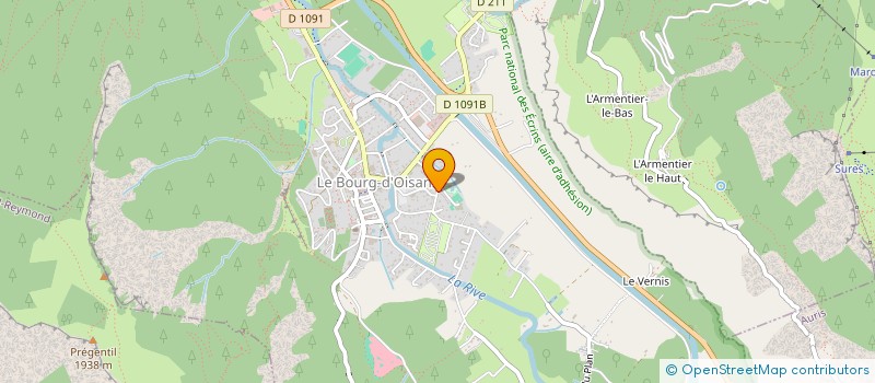 localisation de l'entreprise MADAME MICHELE FENEON  LES DEUX ALPES