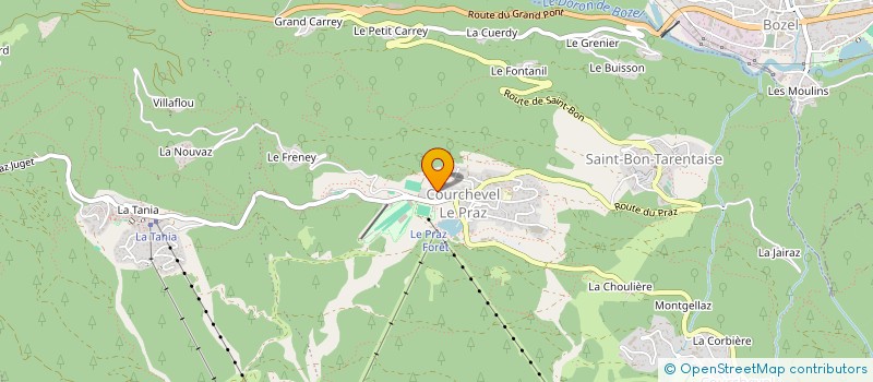 localisation de l'entreprise MADAME MICHELE FICHARD à COURCHEVEL