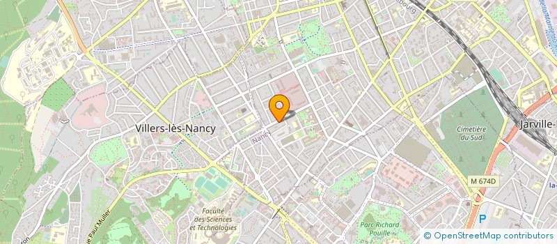 localisation de l'entreprise MADAME MICHELE FILIPUZZI à NANCY